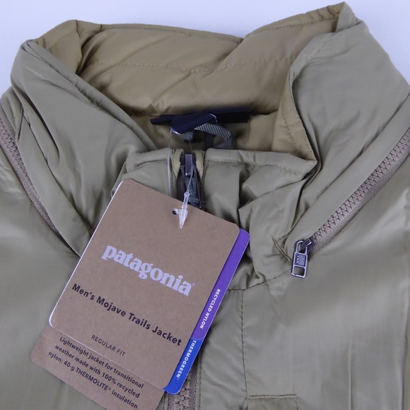 Patagonia Mojave Trails Packable Jacket Thermogreen Insulated w Hidden Hood NWT - Picture 4 of 13